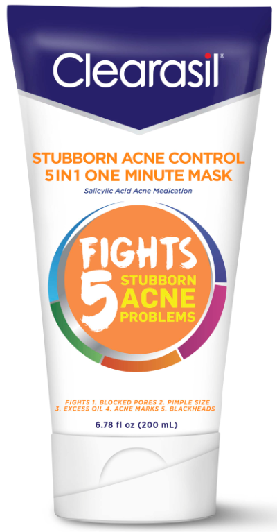 CLEARASIL® Stubborn Acne Control 5 in 1 One Minute Mask
